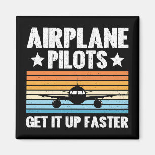 Aimant Pilotes d'avion se lever plus vite Aviator avion