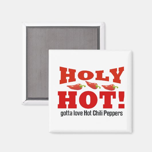 Aimant piment chaud (Recto/Verso)