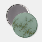 Aimant Pin à Neige - Art Fractal (Recto/Verso)