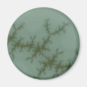 Aimant Pin à Neige - Art Fractal