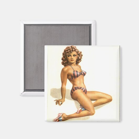 Aimant - Pin=vers le haut Fille (Recto/Verso)