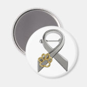 Aimant Pince de sensibilisation à la maltraitance animale (Recto/Verso)