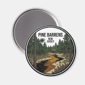Aimant Pine Barrens États-Unis (Recto/Verso)