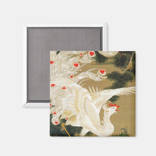 Aimant Pine Tree & Phoenix (Coeur d'Amour Phoenix), Jakuc (Recto/Verso)