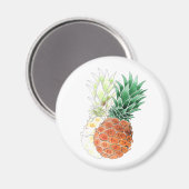 Aimant Pineapple, watercolor. (Recto/Verso)