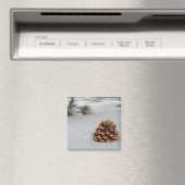 Aimant Pinecone sur l'aimant de neige (In Situ (Lave-vaisselle))