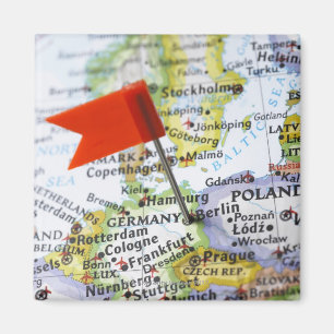 Aimant Pingle de carte placée à Berlin, Allemagne sur la