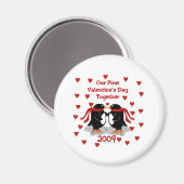 Aimant Pingouin 1er Valentin 2009 (Recto/Verso)