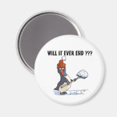 Aimant Pingouin à neige (Recto/Verso)