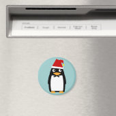 Aimant Pingouin avec le chapeau de Santa (In Situ (Lave-vaisselle))