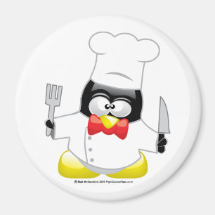 Aimant Pingouin de chef