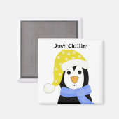 Aimant Pingouin de dessin (Recto/Verso)