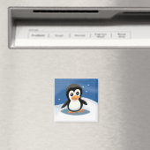 Aimant Pingouin de dessin adorable (In Situ (Lave-vaisselle))