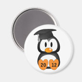 Aimant Pingouin de graduation personnalisable (Recto/Verso)