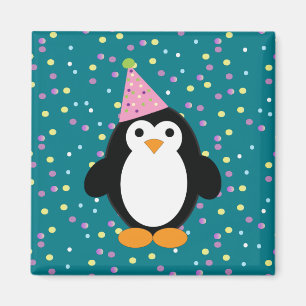 Aimant Pingouin de la fête