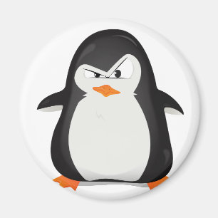 Aimant Pingouin fâché