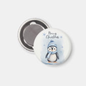 Aimant "Pingouin mignon" (Recto/Verso)