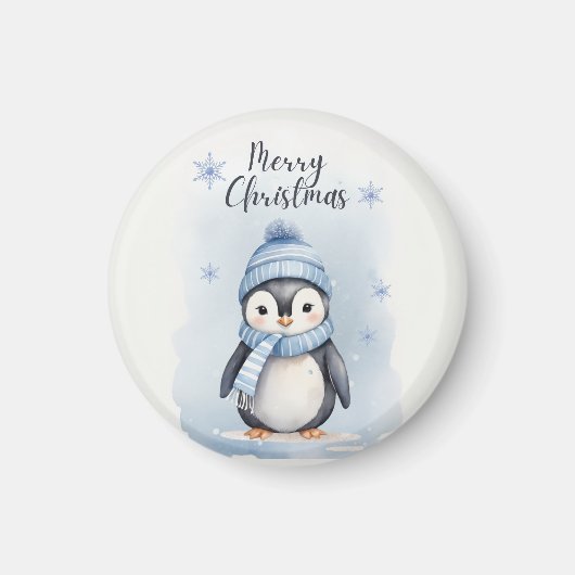 Aimant "Pingouin mignon" (Devant)