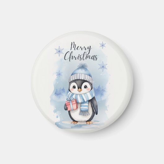 Aimant "Pingouin mignon 2" (Devant)