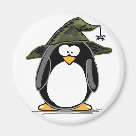 Aimant Pingouin sorcier (Devant)