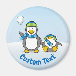 Aimant Pingouins à neige