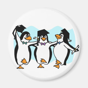 Aimant Pingouins diplômés