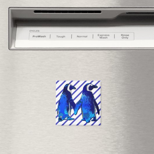 Aimant Pingouins en amour - (In Situ (Lave-vaisselle))