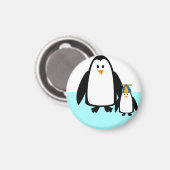 Aimant Pingouins, Nature, Animal (Recto/Verso)