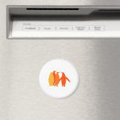 Aimant Pingouins orange (In Situ (Lave-vaisselle))