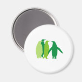 Aimant Pingouins verts (Recto/Verso)