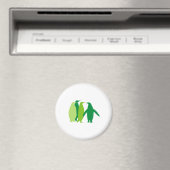 Aimant Pingouins verts (In Situ (Lave-vaisselle))