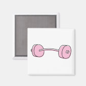 Aimant Pink Barbell (Recto/Verso)
