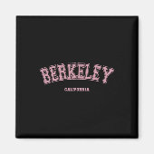 Aimant Pink Berkeley California Ca Varsity Style On Berke (Devant)