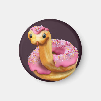 Aimant Pink Donut Snake