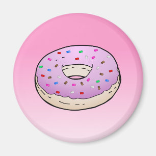 Aimant Pink Doughnut