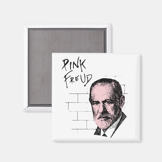 Aimant Pink Freud Sigmund Freud (Recto/Verso)