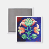 AIMANT PINK GREEN BLUE FLORAL (Recto/Verso)