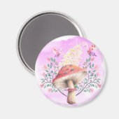 Aimant Pink Imaginaire Garden Print (Recto/Verso)