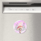Aimant Pink Imaginaire Garden Print (In Situ (Lave-vaisselle))
