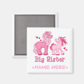Aimant Pink Ponys Big Sister (Recto/Verso)