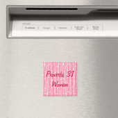 Aimant Pink Proverbs 31 Woman (In Situ (Lave-vaisselle))