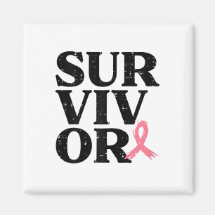 Aimant Pink Ribbon Guerrier du sein Sensibilisation au ca