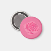 Aimant Pink rose (Recto/Verso)