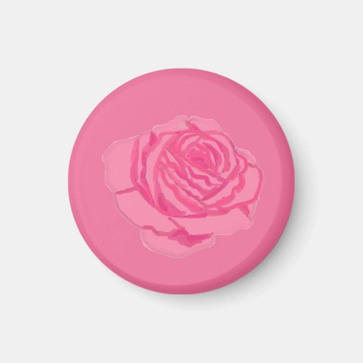 Aimant Pink rose (Devant)