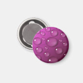 Aimant Pink Water Drop (Recto/Verso)