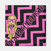 Aimant pinkblackanista (Devant)