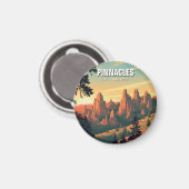 Aimant Pinnacles National Park California Travel (Recto/Verso)