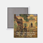 Aimant Pins à Saint-Paul par Vincent van Gogh (Recto/Verso)