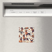 Aimant Pinscher sans fil vintage (In Situ (Lave-vaisselle))
