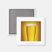 Aimant pinte de bière avec spritz (Recto/Verso)